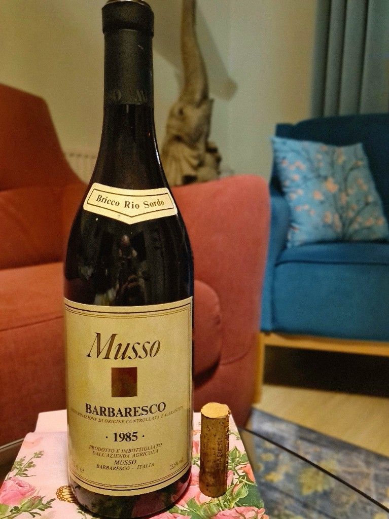 Musso Italy. Sign 1990 Musso Barbaresco Bricco Rio Sordo, Italy, Piedmont, Langhe ...