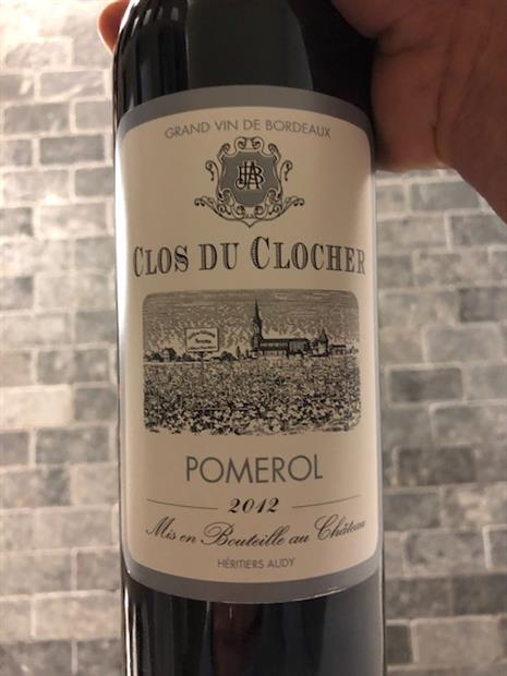 2012 Clos du Clocher Esprit de Clocher, France, Bordeaux, Libournais ...