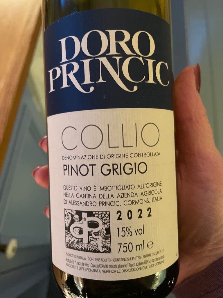 2022 Doro Princic Collio Pinot Grigio, Italy, Friuli-Venezia Giulia ...