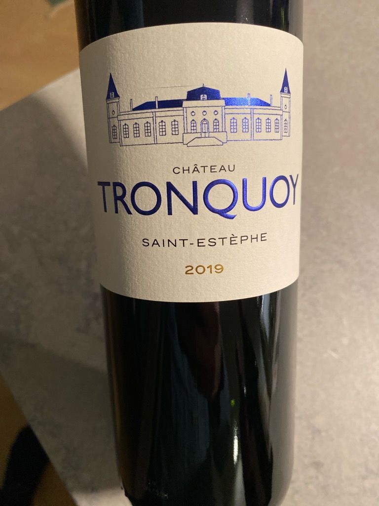 2019 Château Tronquoy - CellarTracker