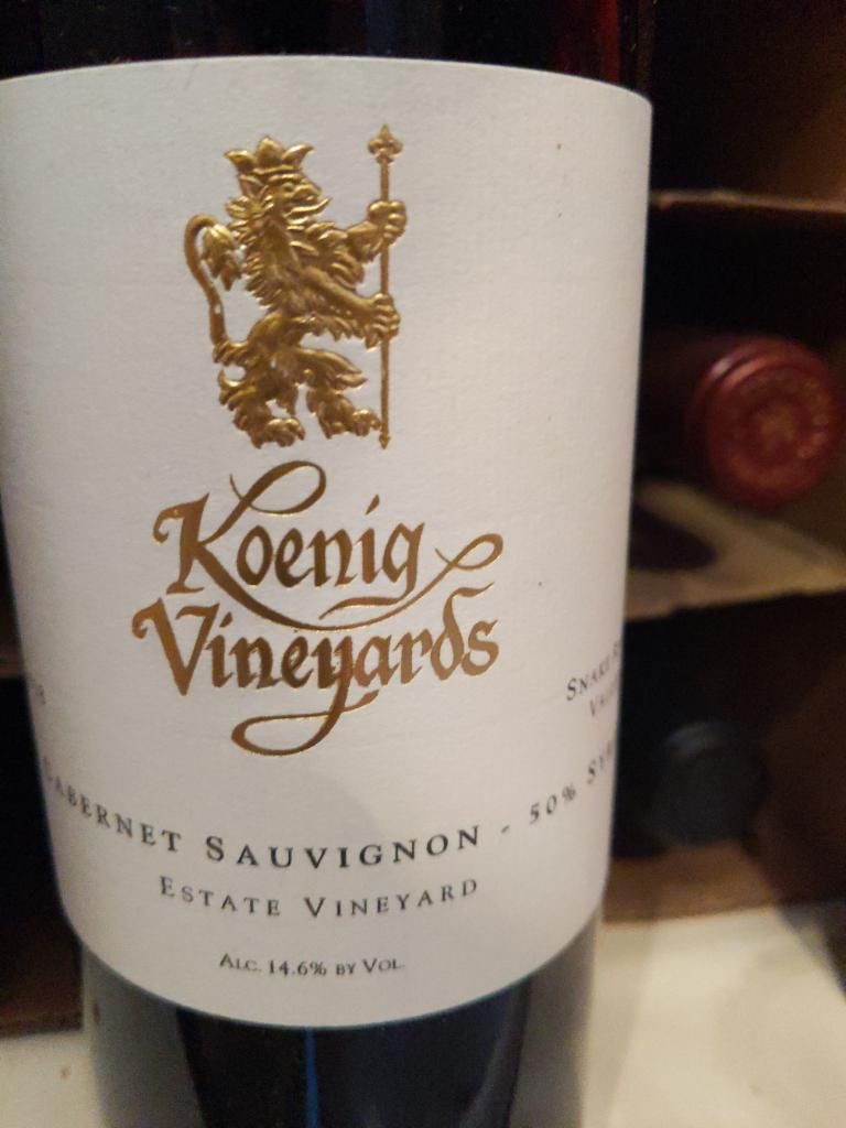 2018 Koenig Vineyards 50 Sauvignon / 50 Syrah, USA, Idaho
