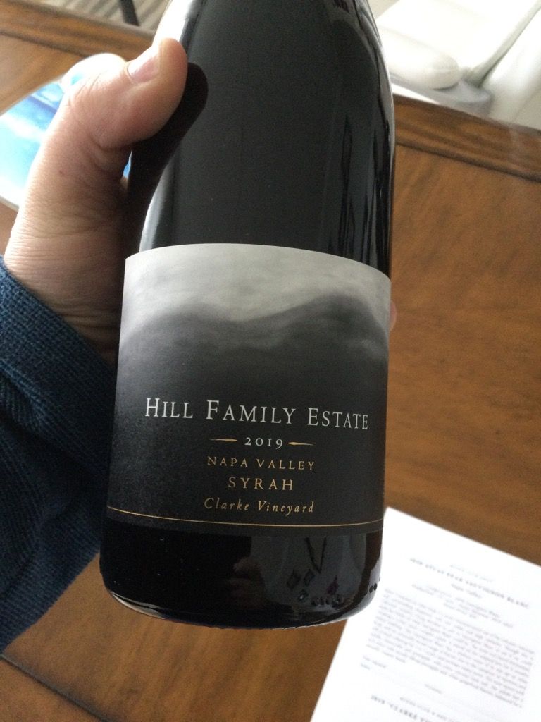 2019 Hill Family Estate Syrah Clarke Vineyard, USA, California, Napa ...