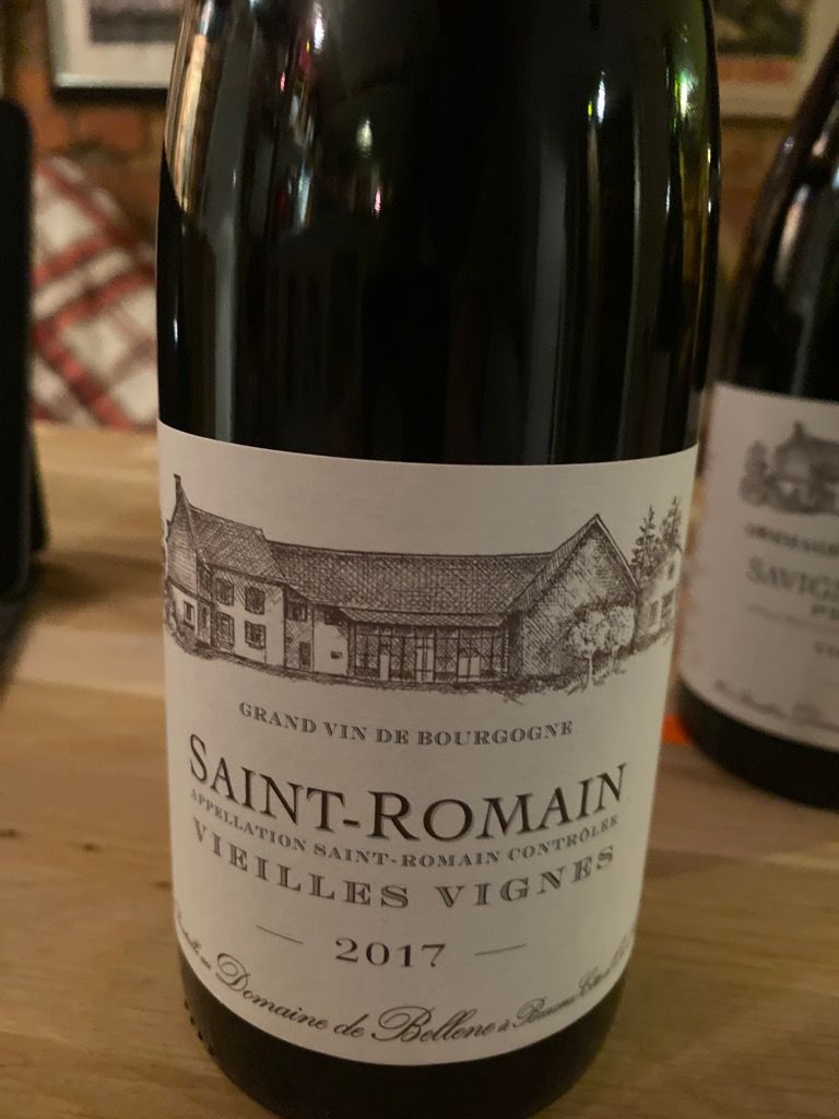 2018 Domaine de Bellene SaintRomain Vieilles Vignes, France, Burgundy