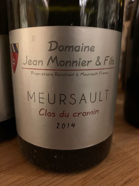 2006 Domaine Jean Monnier & Fils Meursault Clos du Cromin 2006 Domaine Jean Monnier & Fils Meursault Clos du Cromin