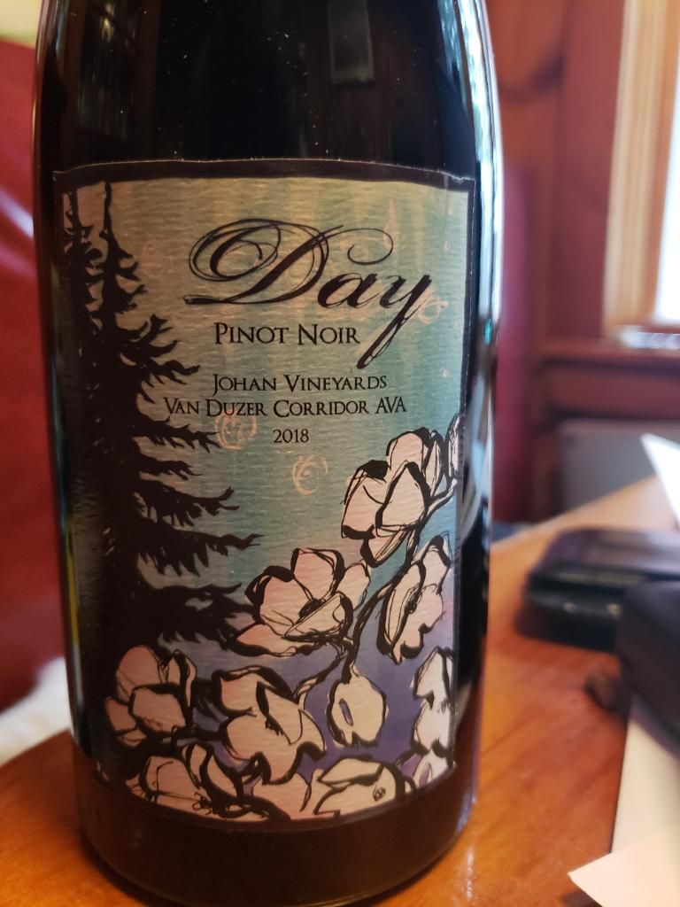 2018 Day Wines Pinot Noir Johan Vineyard, USA, Oregon, Willamette