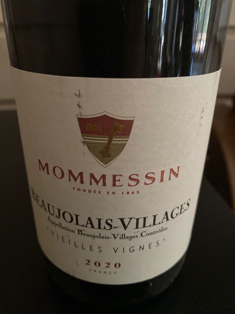 2020 Mommessin Beaujolais-Villages Vieilles Vignes, France, Burgundy ...