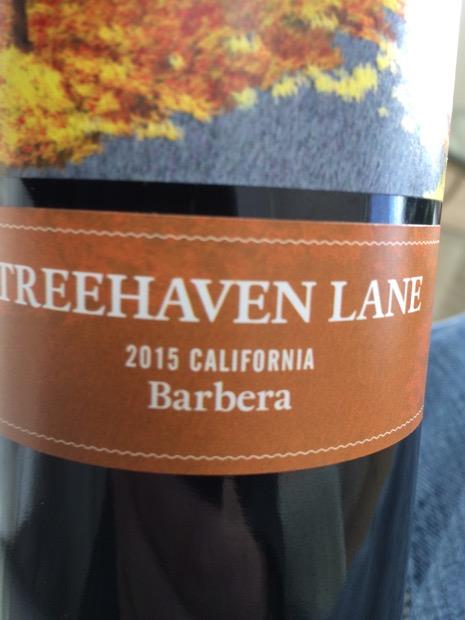 2015 Treehaven Lane Barbera, USA, California, North Coast - CellarTracker