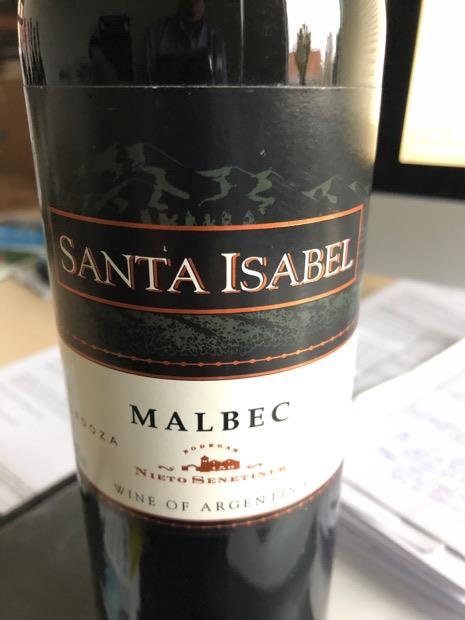 Santa isabel Malbec glass 750ml (7793440700366)