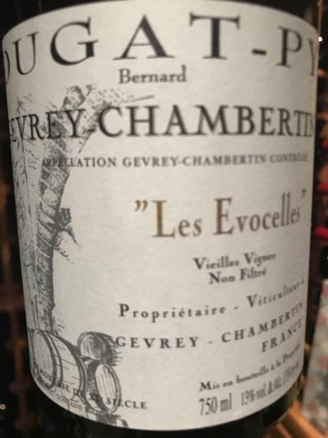 2010 Bernard Dugat-Py Gevrey-Chambertin Les Evocelles