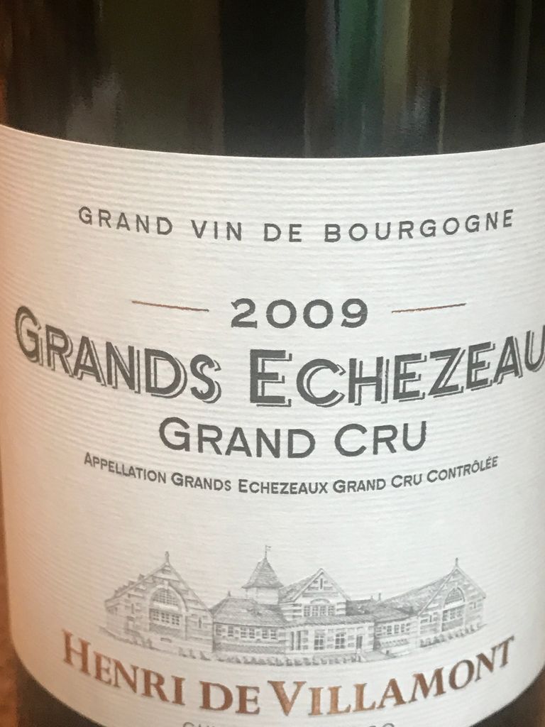 【代引可】 2009 Henri CellarTracker - Grands-Echezeaux Villamont de ワイン