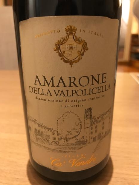 2015 Ca' Vendri Amarone della Valpolicella, Italy, Veneto, Valpolicella ...