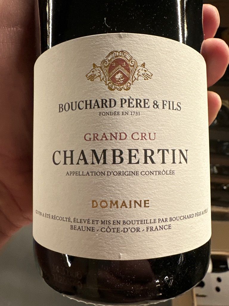 1986 Bouchard Père et Fils Chambertin - CellarTracker