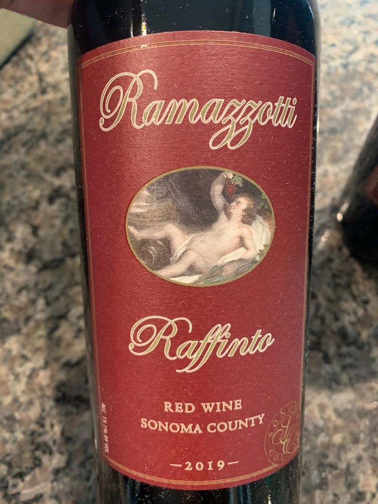 2019 Ramazzotti Wines Raffinto, USA, California, Sonoma County