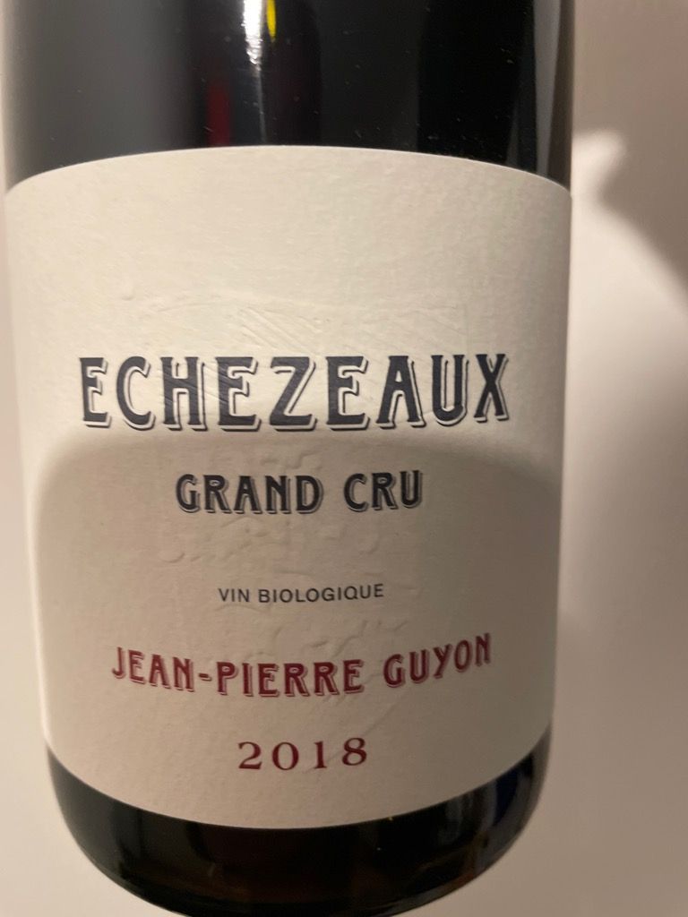 2020 Jean-Pierre Guyon Echezeaux - CellarTracker