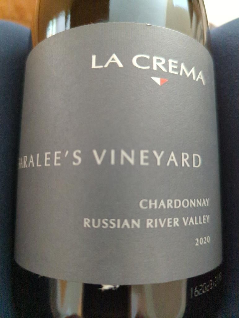 2020 La Crema Chardonnay Saralee's Vineyard Russian River Valley, USA