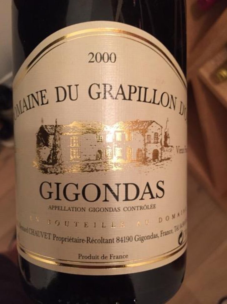 タルデュー ローラン ジゴンダス 2003 2003 Domaine du Grapillon d'Or Gigondas - CellarTracker