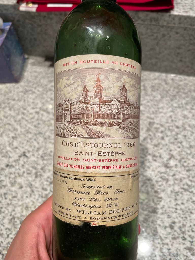 1966 Château Cos d'Estournel - CellarTracker