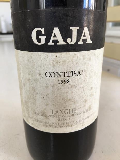 1998 Gaja Langhe Nebbiolo Conteisa - CellarTracker