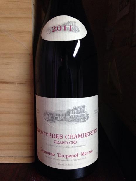 2011 Domaine Taupenot-Merme Mazoyères-Chambertin - CellarTracker