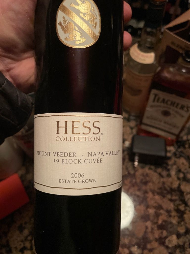 2006 The Hess Collection 19 Block Cuvée Mt. Veeder - CellarTracker