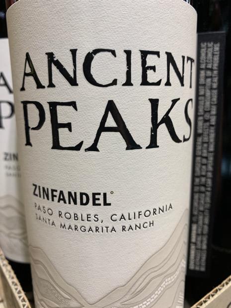 2017 Ancient Peaks Zinfandel Usa California Central Coast Paso