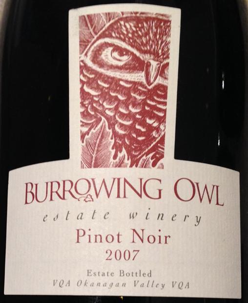 2007 Burrowing Owl Pinot Noir, Canada, British Columbia, Okanagan
