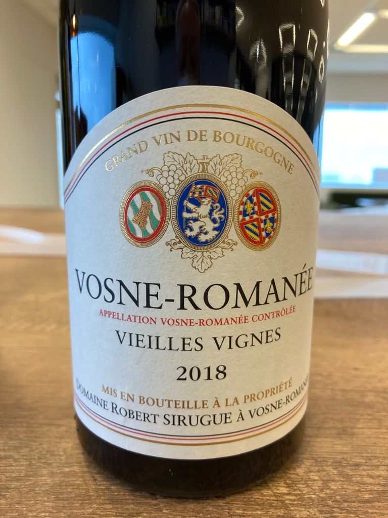 2020 Domaine Robert Sirugue Vosne-Romanée Vieilles Vignes