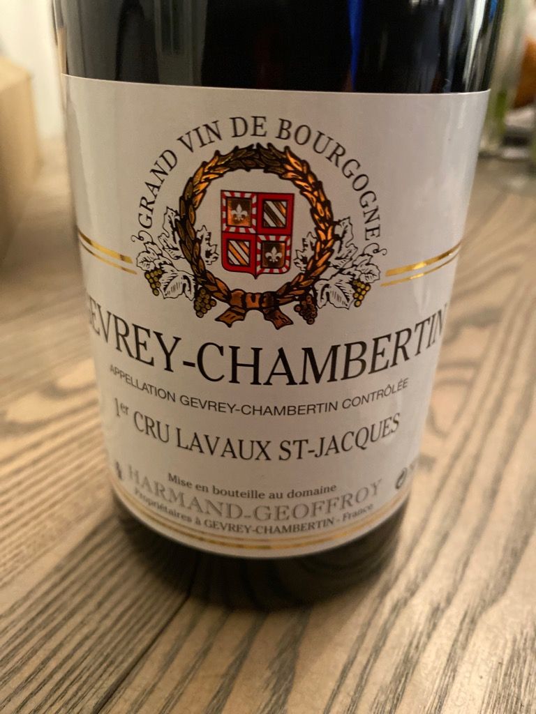 2018 Domaine Harmand-Geoffroy Gevrey-Chambertin 1er Cru Lavaux St