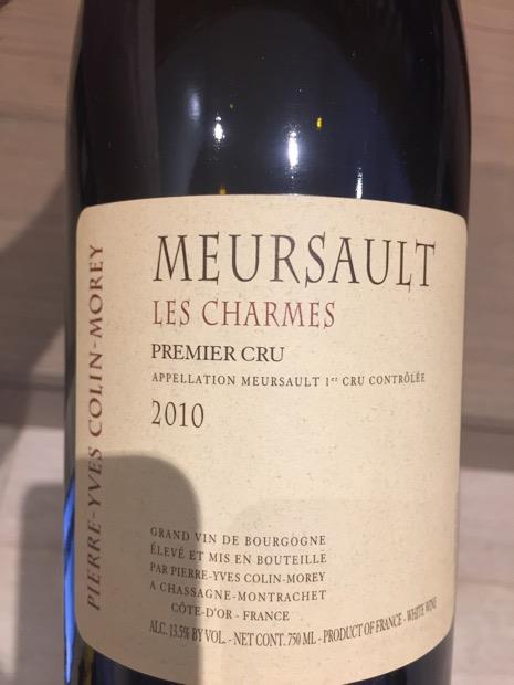 2017 Pierre-Yves Colin-Morey Meursault 1er Cru Charmes - CellarTracker