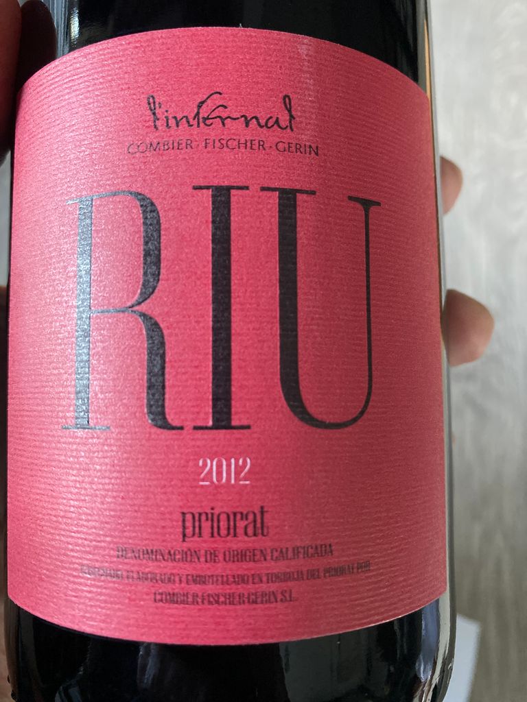 2018 L'infernal Priorat Riu, Spain, Catalunya, Priorat - CellarTracker