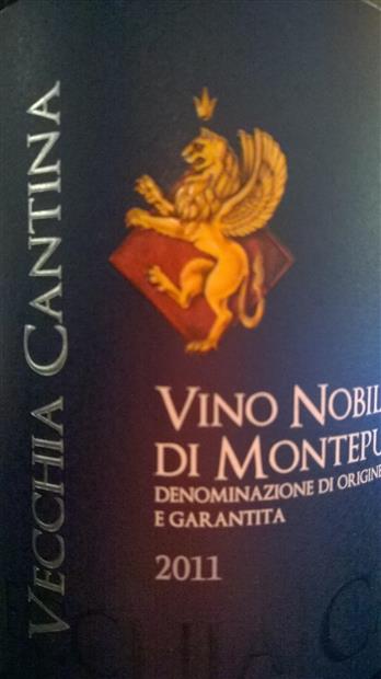 Vecchia Cantina Vino Nobile di Montepulciano, 2016