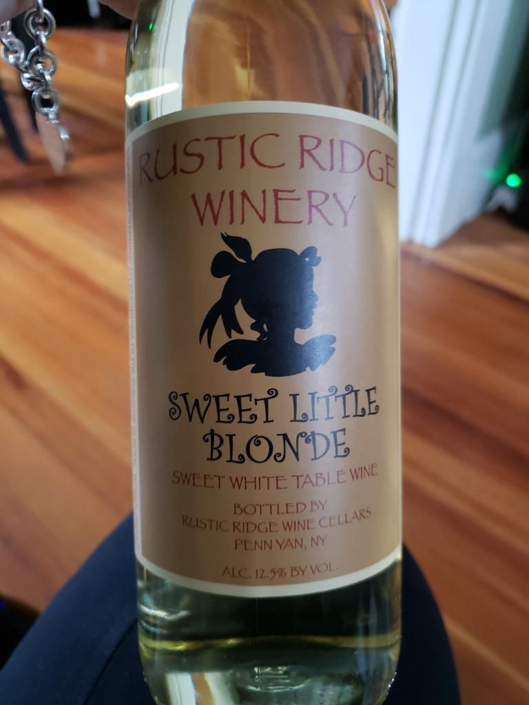 NV Rustic Ridge Winery Sweet Little Blonde Seneca Shore Wine Cellars