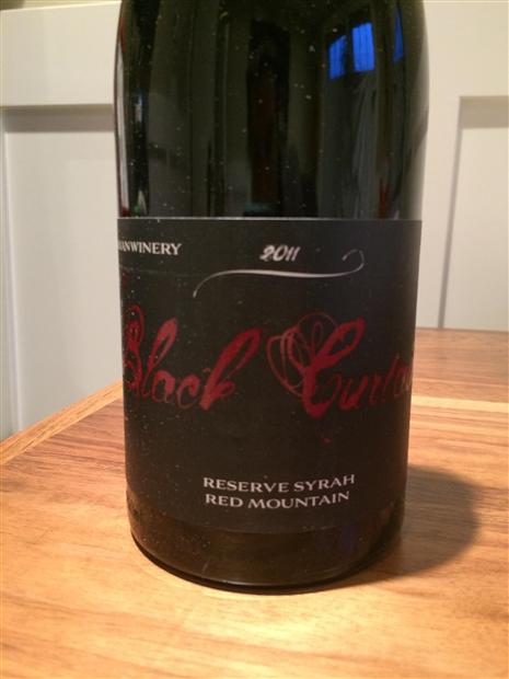 2011 Gorman Winery Syrah Behind The Black Curtain Reserve Usa