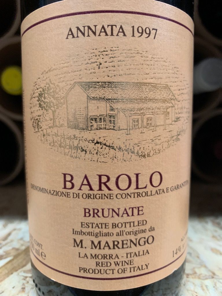 1998 M. Marengo Barolo Brunate CellarTracker