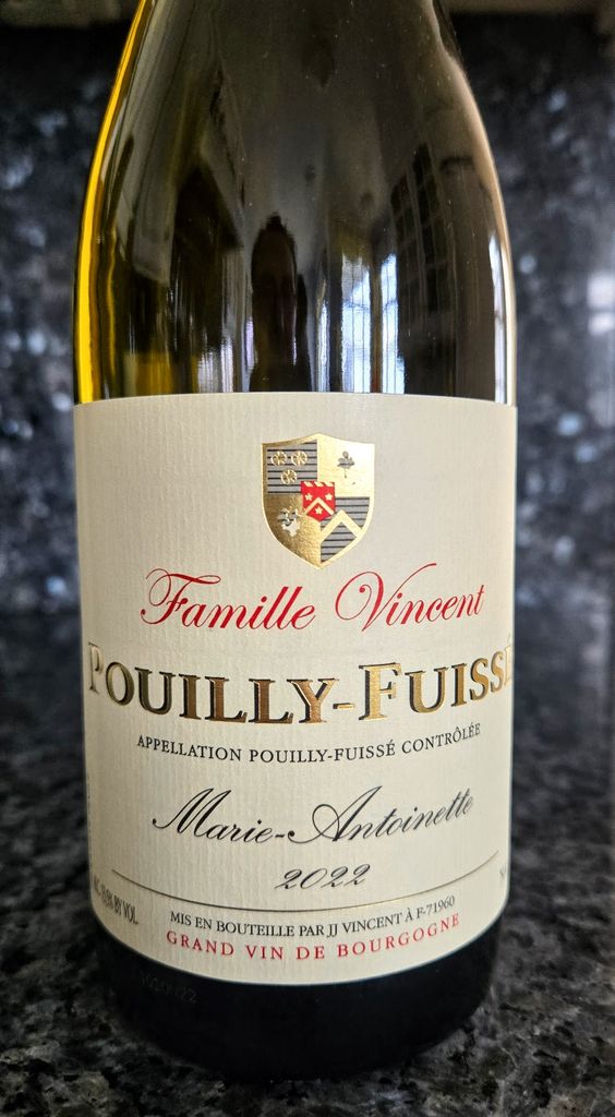2022 Famille Vincent Pouilly-Fuissé Marie-Antoinette - CellarTracker