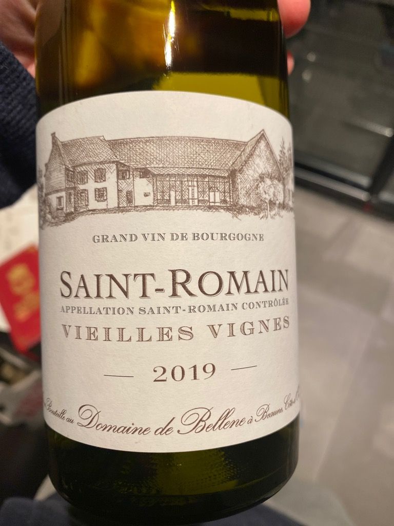 2019 Domaine De Bellene Saint Romain Vieilles Vignes France Burgundy 