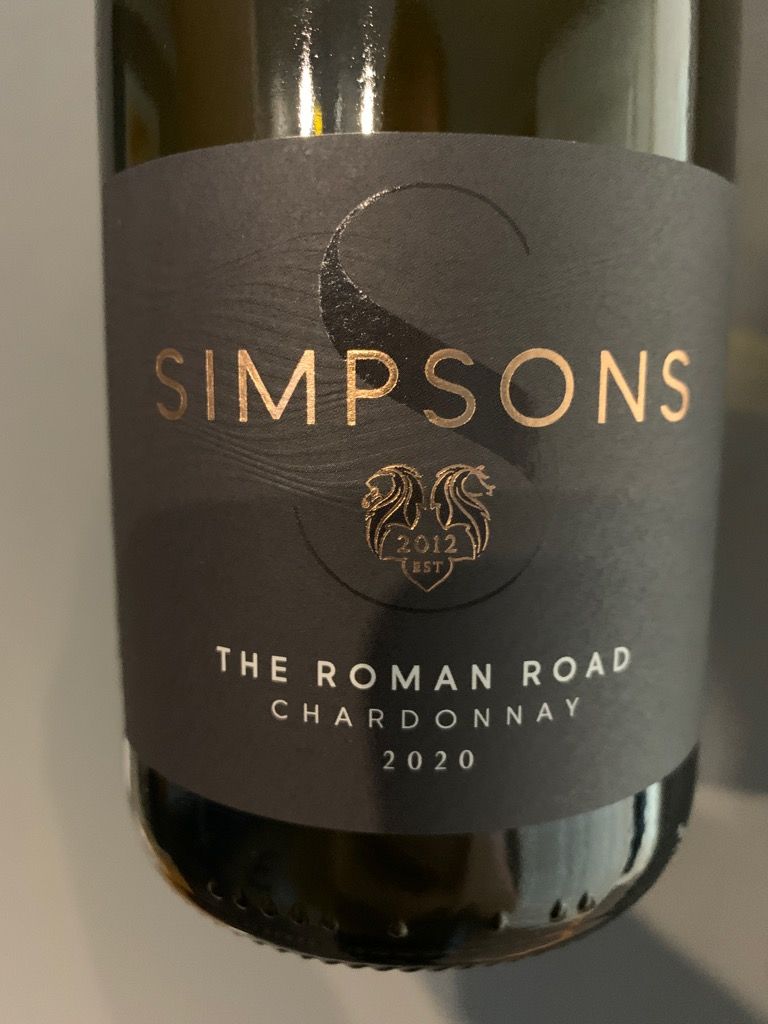 2020 Simpsons Wine Estate Chardonnay The Roman Road, United Kingdom