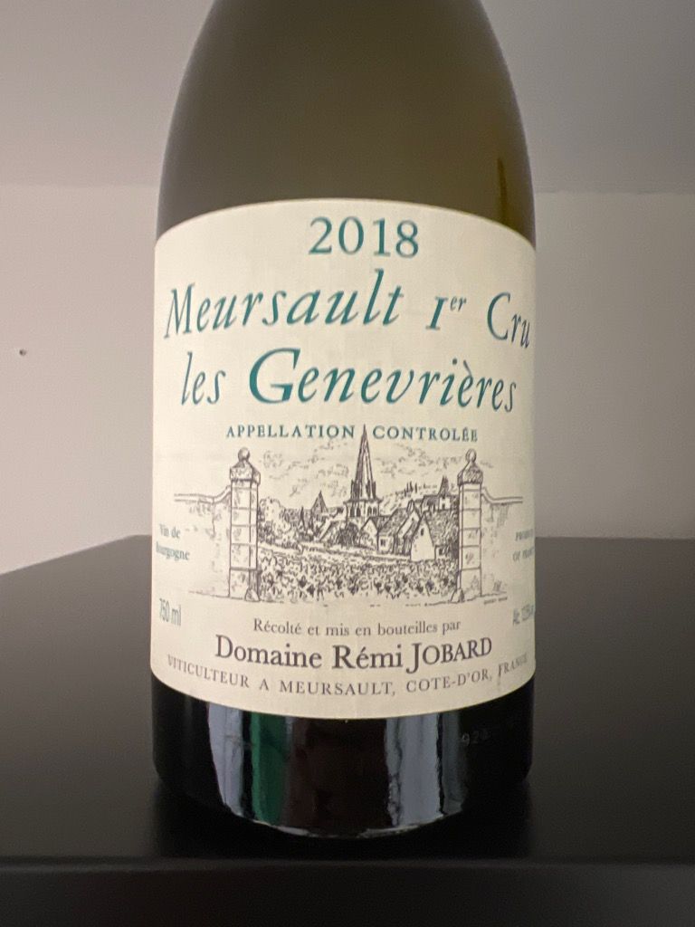 2018 Domaine Rémi Jobard Meursault 1er Cru Les Genevrières