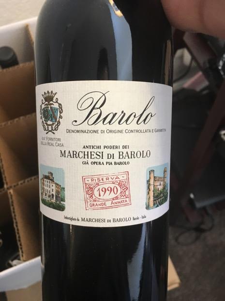 1990 Marchesi di Barolo Barolo Riserva - CellarTracker