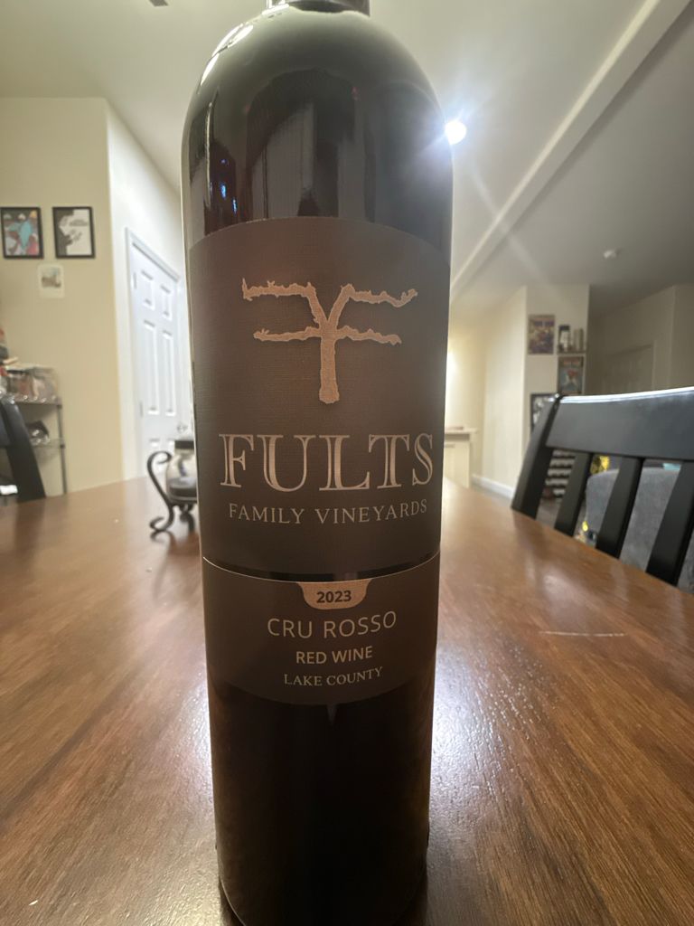 2023 Fults Family Vineyard Cru Rosso, USA, California, North Coast ...