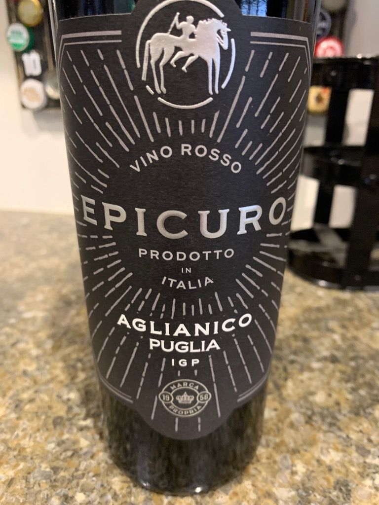 2018 Femar Vini Aglianico Epicuro Puglia IGT, Italy, Puglia, Puglia IGT ...