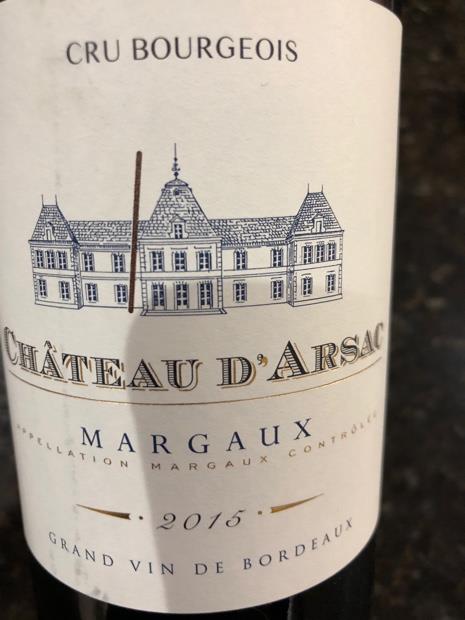 2020 Château d\'Arsac CellarTracker Margaux 