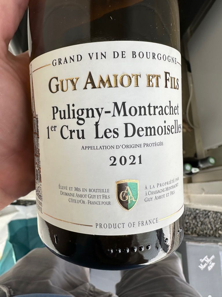 1995 Domaine Amiot Guy et Fils Puligny-Montrachet 1er Cru