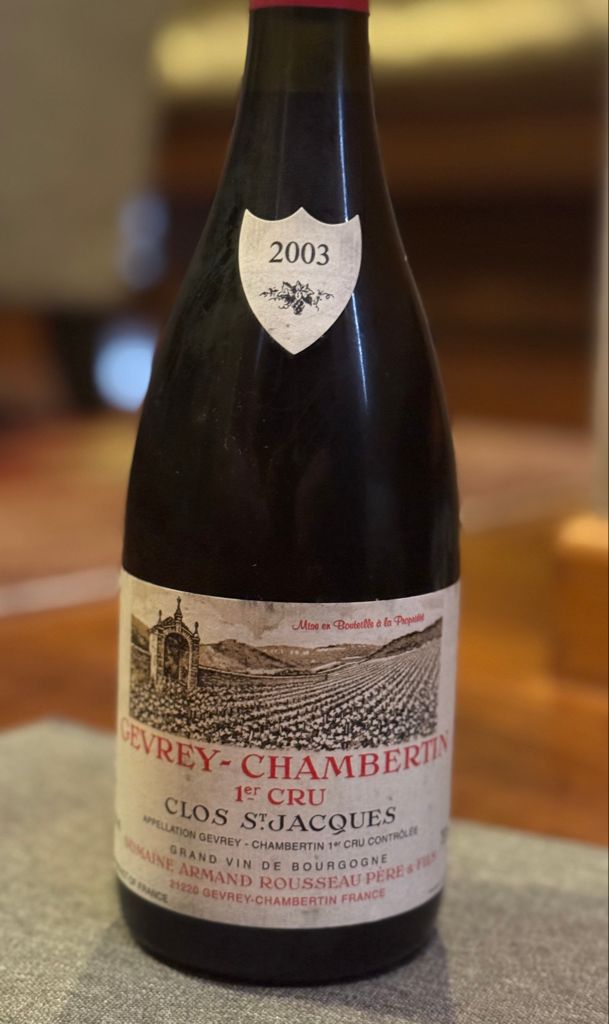 1999 Domaine Armand Rousseau Père et Fils Gevrey-Chambertin 1er