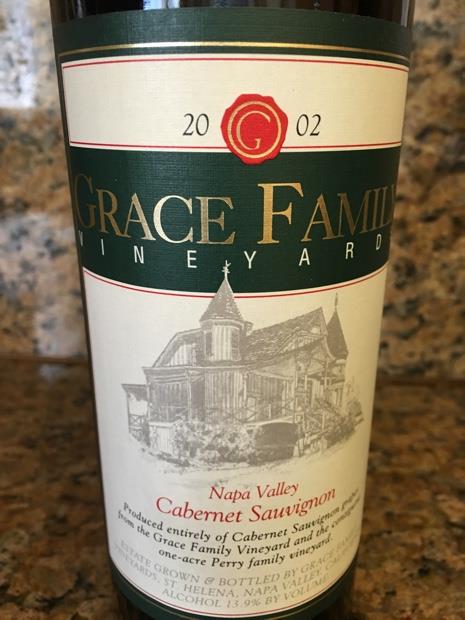 2003 Grace Family Cabernet Sauvignon - CellarTracker