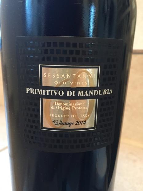 2014 Cantine San Marzano Primitivo di Manduria Sessantanni Limited ...