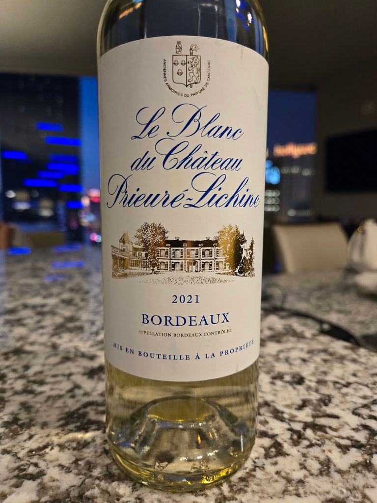 2021 Château Prieuré-Lichine Le Blanc du Chateau Prieuré-Lichine
