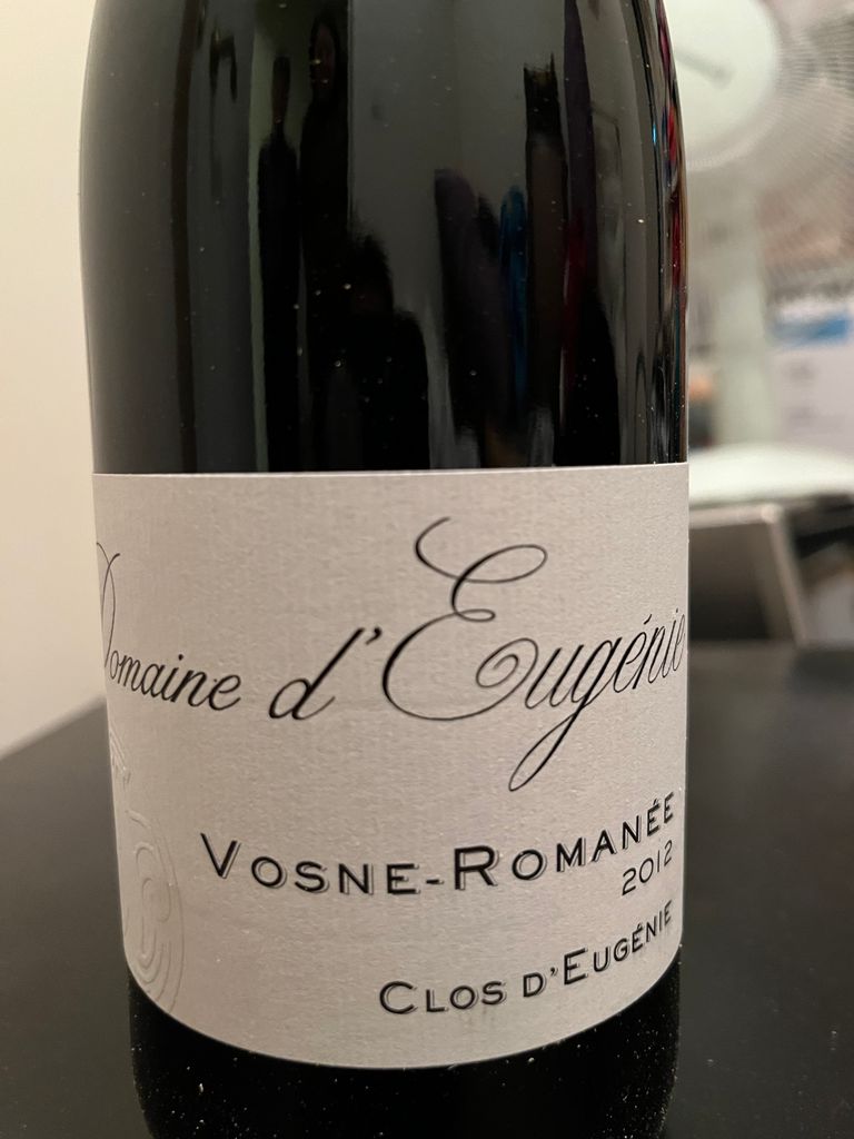 2012 Domaine d'Eugénie Vosne-Romanée Le Clos d'Eugenie - CellarTracker