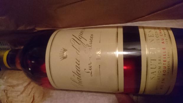 1984 Château d'Yquem - CellarTracker