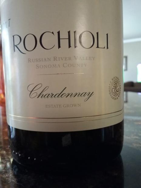 J. Rochioli 2016 River Block Chardonnay 2017 J. Rochioli
